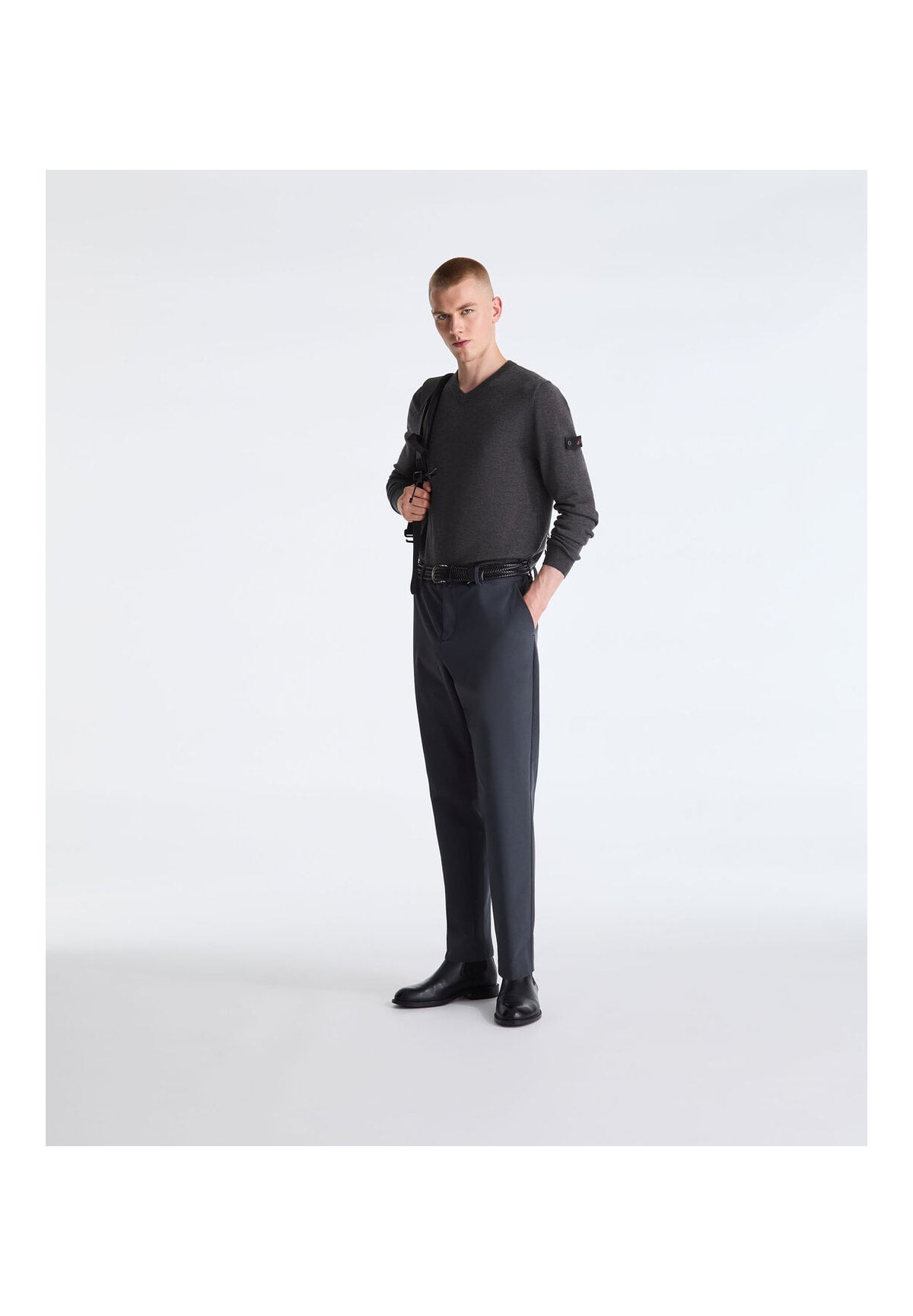 Maglione con Scollo a V Peu5990 ALTERF Gargouille