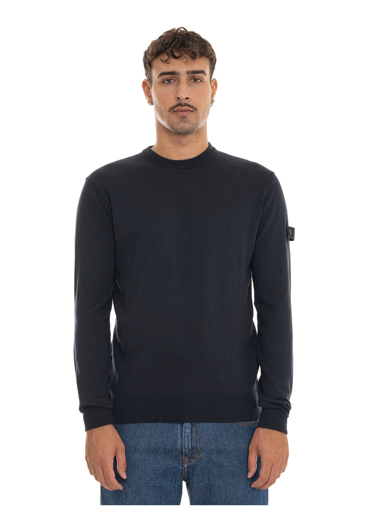 Maglione Girocollo Peu5965 EXMOOR RWS 08 Blu Grafite