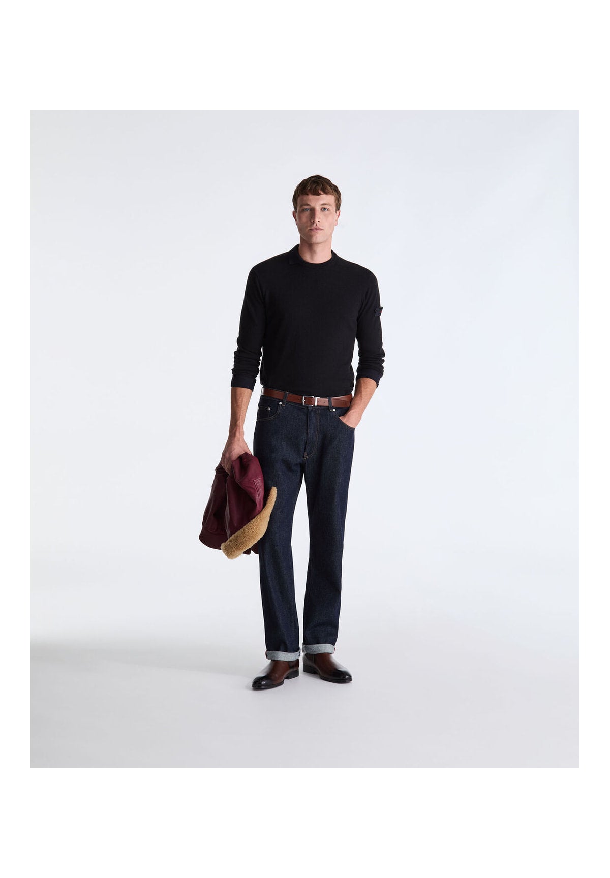 Maglione Girocollo Peu5965 EXMOOR RWS 08 Nero