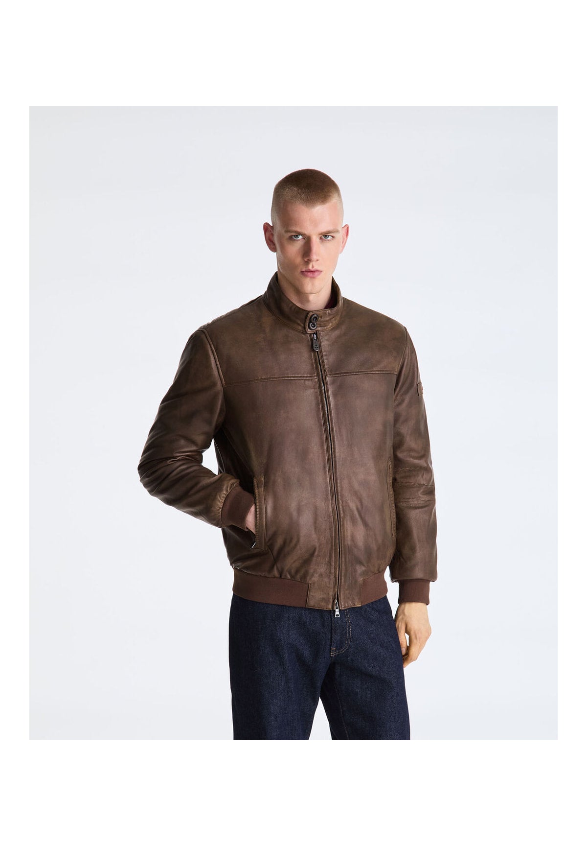 Giubbotto Bomber Peu5632 FIONIA TT Chicory Coffee