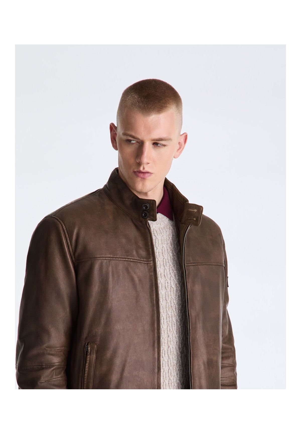Giubbotto Bomber Peu5632 FIONIA TT Chicory Coffee