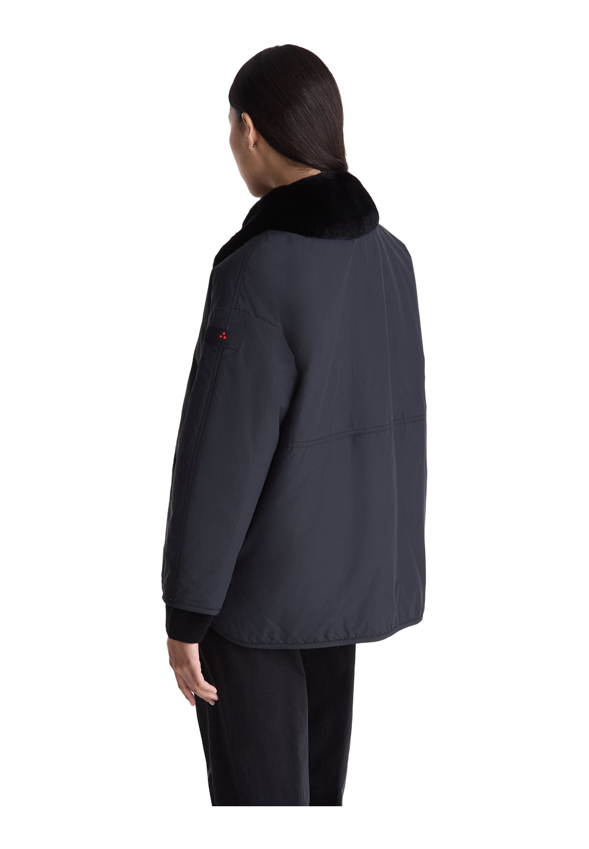 Giubbotto Ped5126 GURSKY DOUBLE BICOL BMAT FUR Nero, Nero