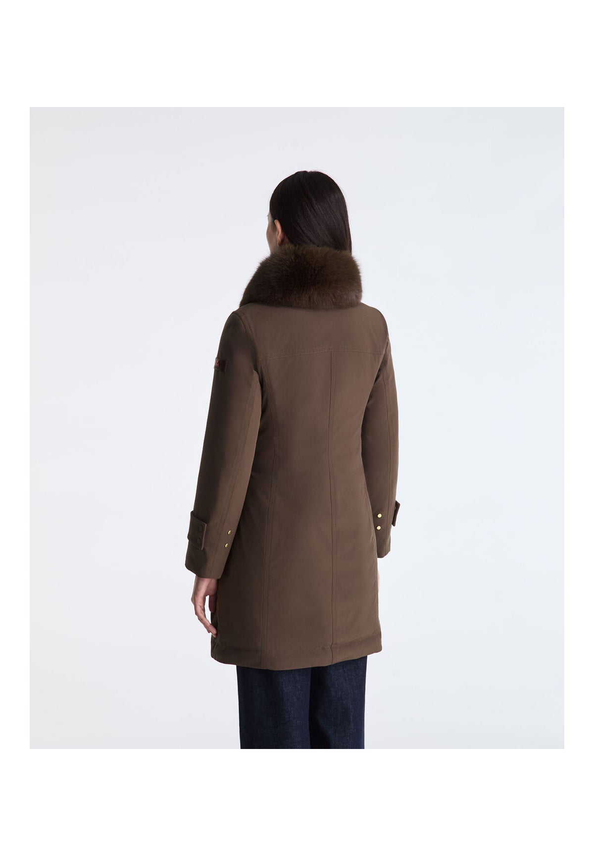 Parka Ped5741 RAKID SRTR GRS FUR Chicory Coffee