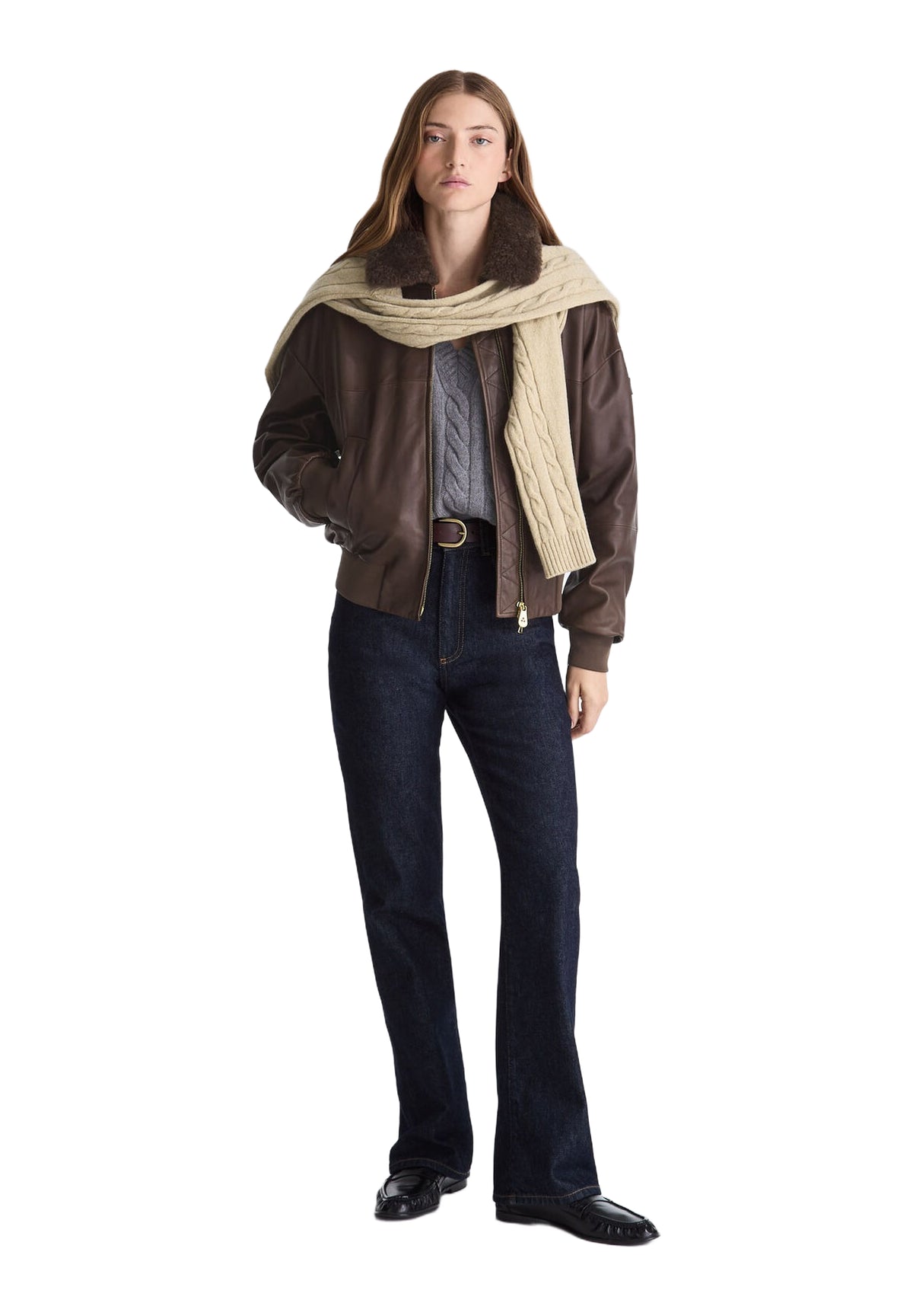 Giubbotto Bomber Ped5768 RUTI LE TTP FUR Chicory Coffee