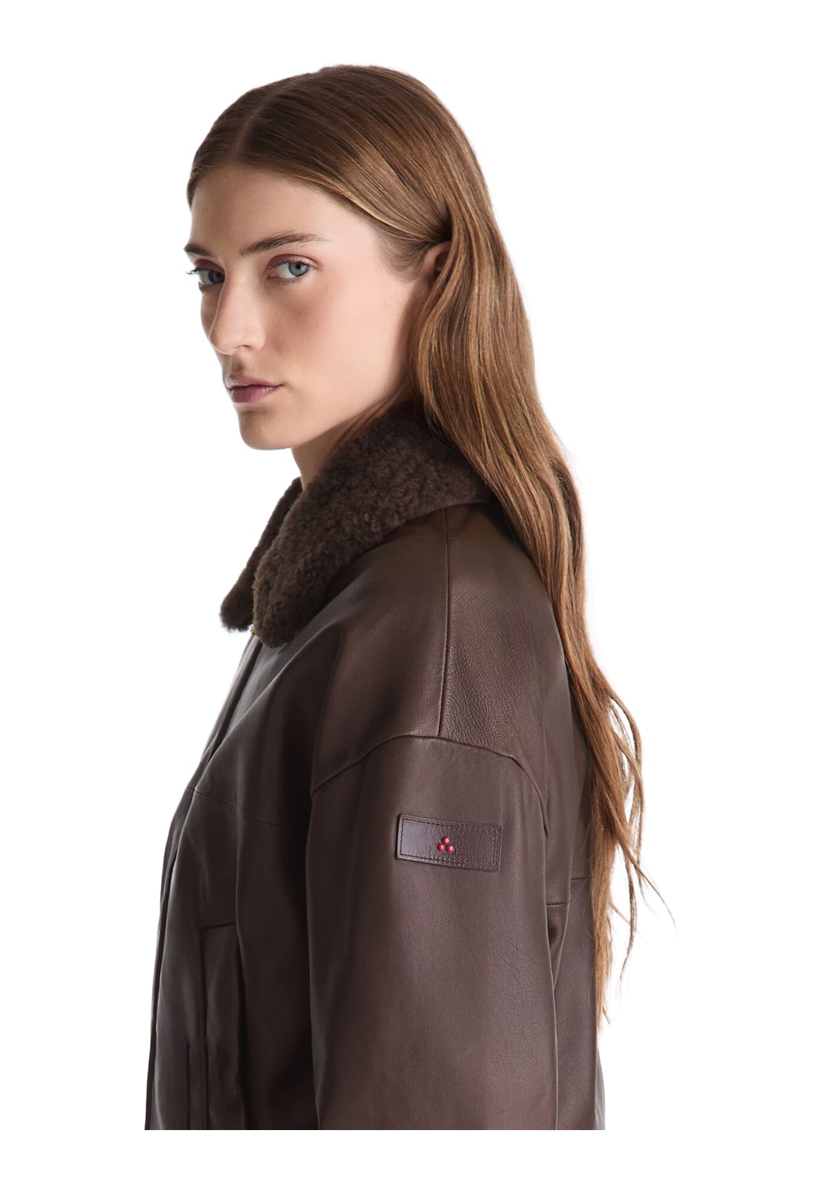 Giubbotto Bomber Ped5768 RUTI LE TTP FUR Chicory Coffee