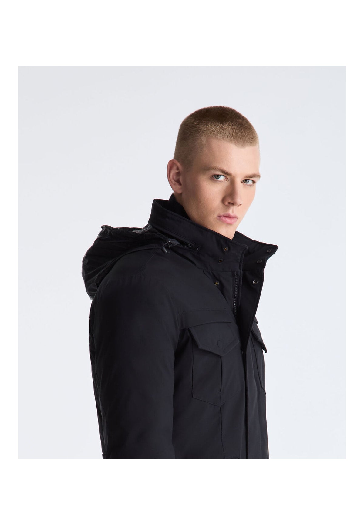 Giubbotto Peu5982 STRIPES SRTR GRS 04 Nero