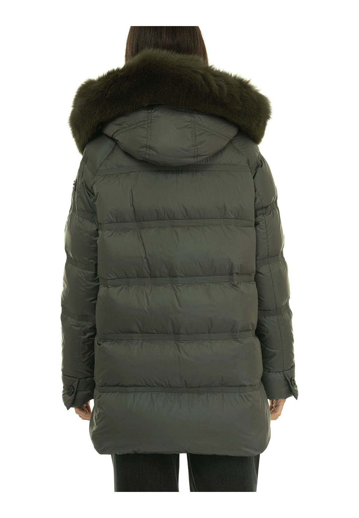 Piumino Pesante Ped5439 TAKAN MQN 04 FUR Verde Edera