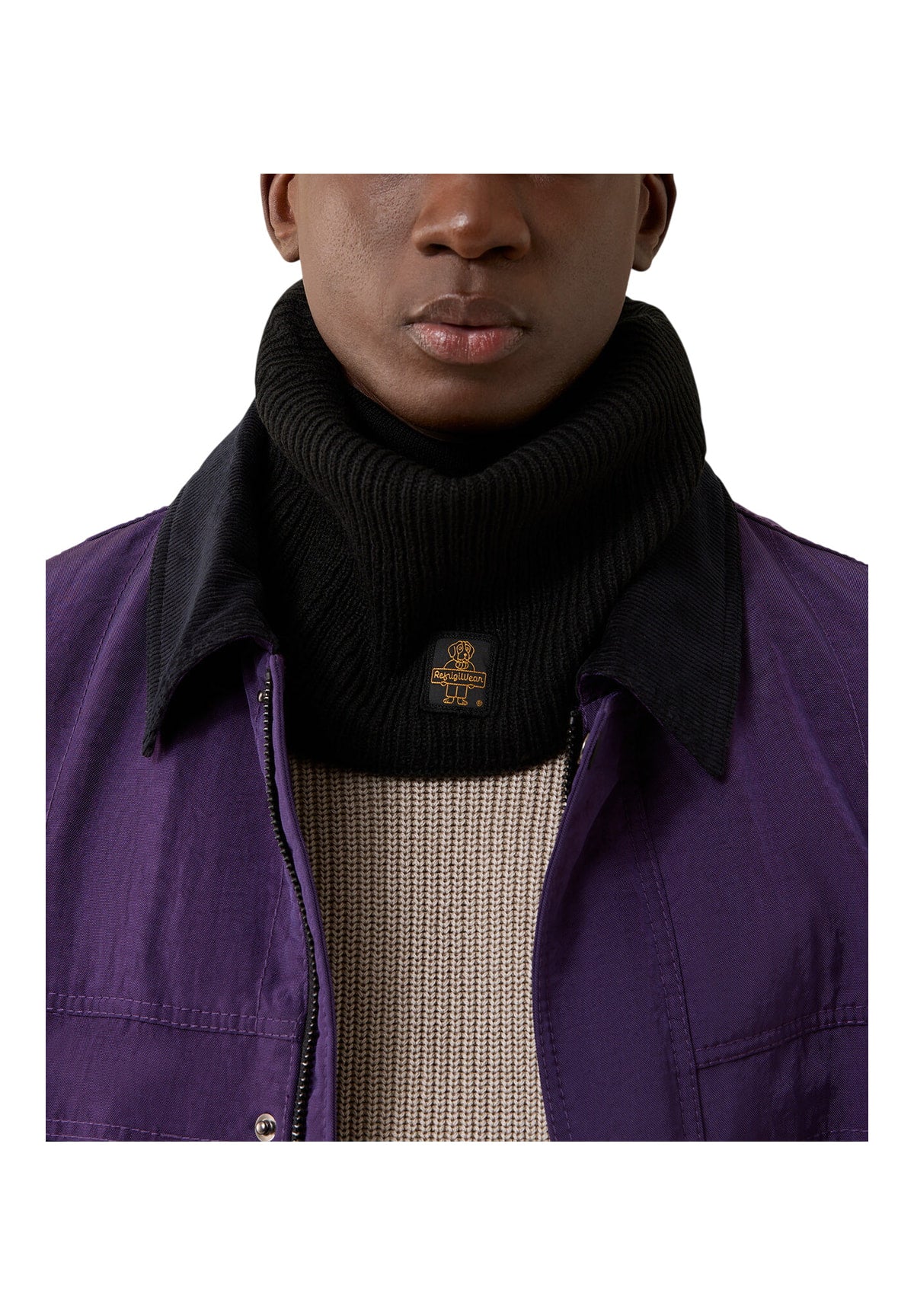 Sciarpa B38508 Ma9194 DIRAN SCARF Black