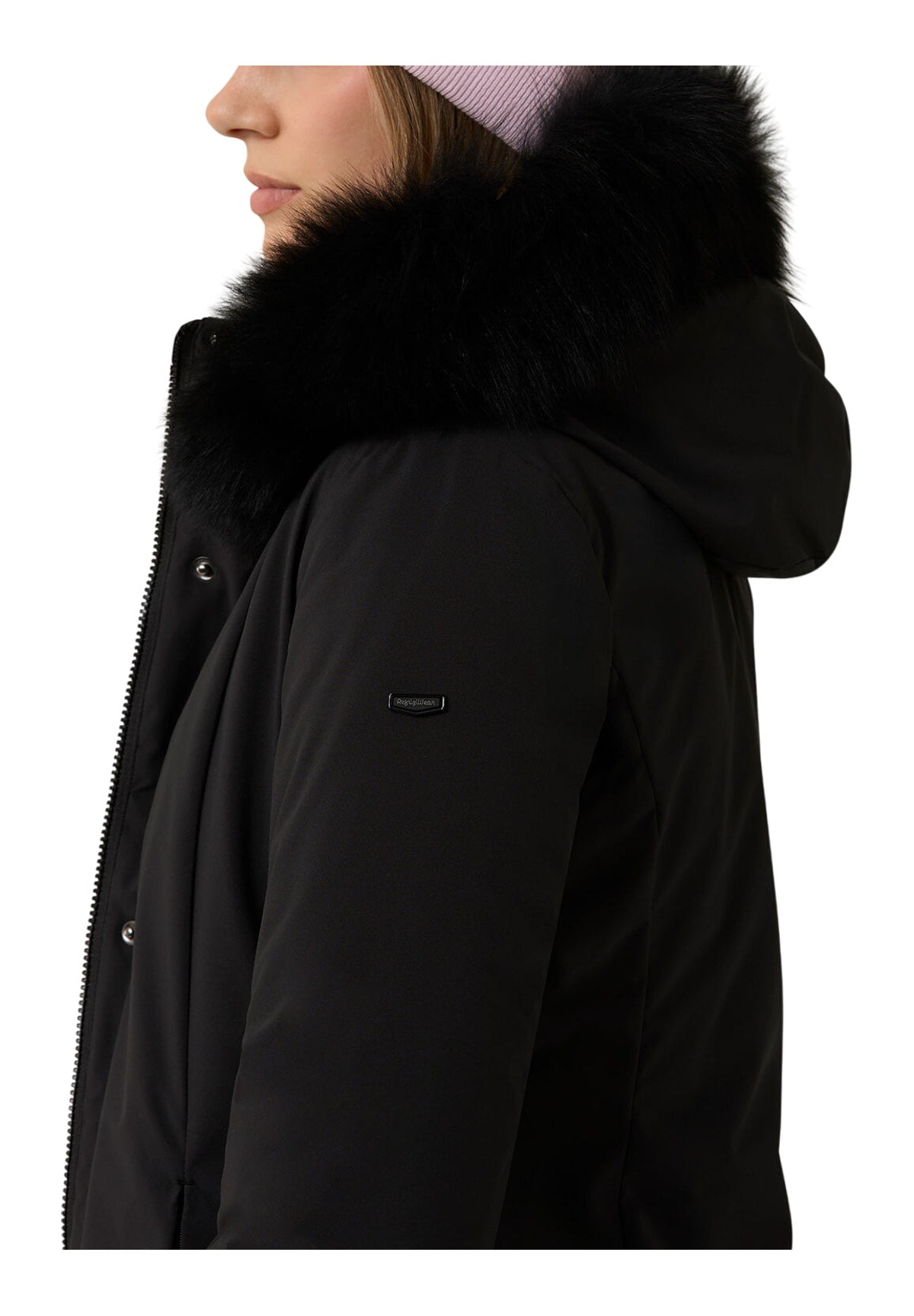 Giubbotto W99108 Xt3790 LADY TECH/1 FUR JACKET Black