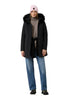 Refrigiwear Giubbotto W99108 Xt3790 LADY TECH/1 FUR JACKET Black Coffee