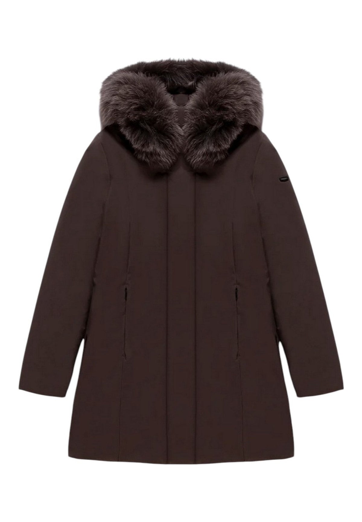 Giubbotto W99108 Xt3790 LADY TECH/1 FUR JACKET Black Coffee