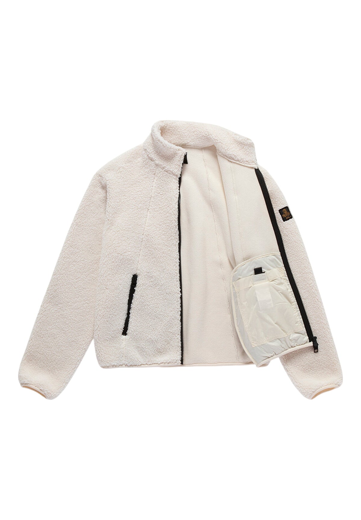 Pile W87300 Pl5463 LADY TEDDY JACKET Tofu