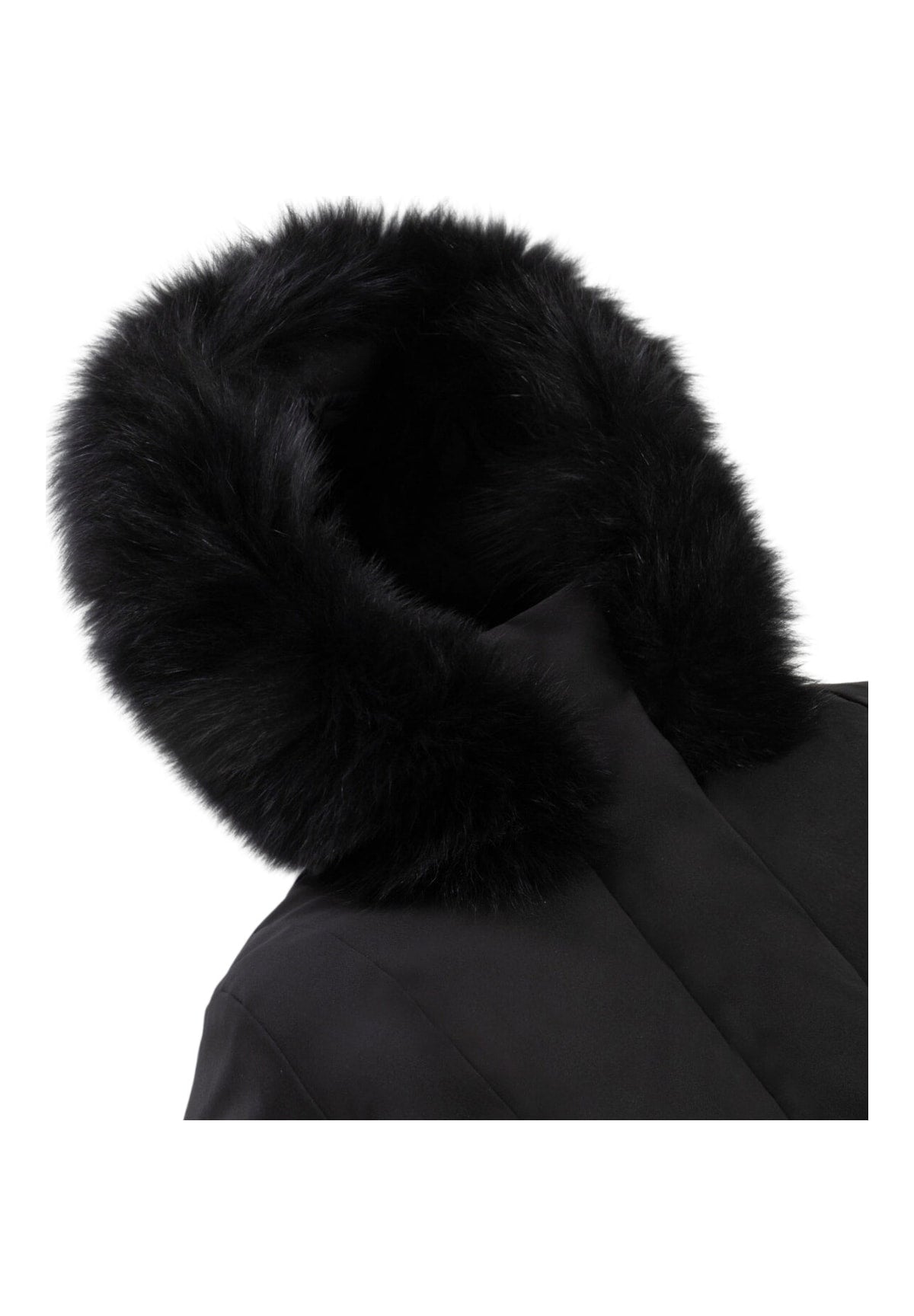 Giubbotto W99208 Xt3790 SHORT LADY TECH FUR JACKET Black