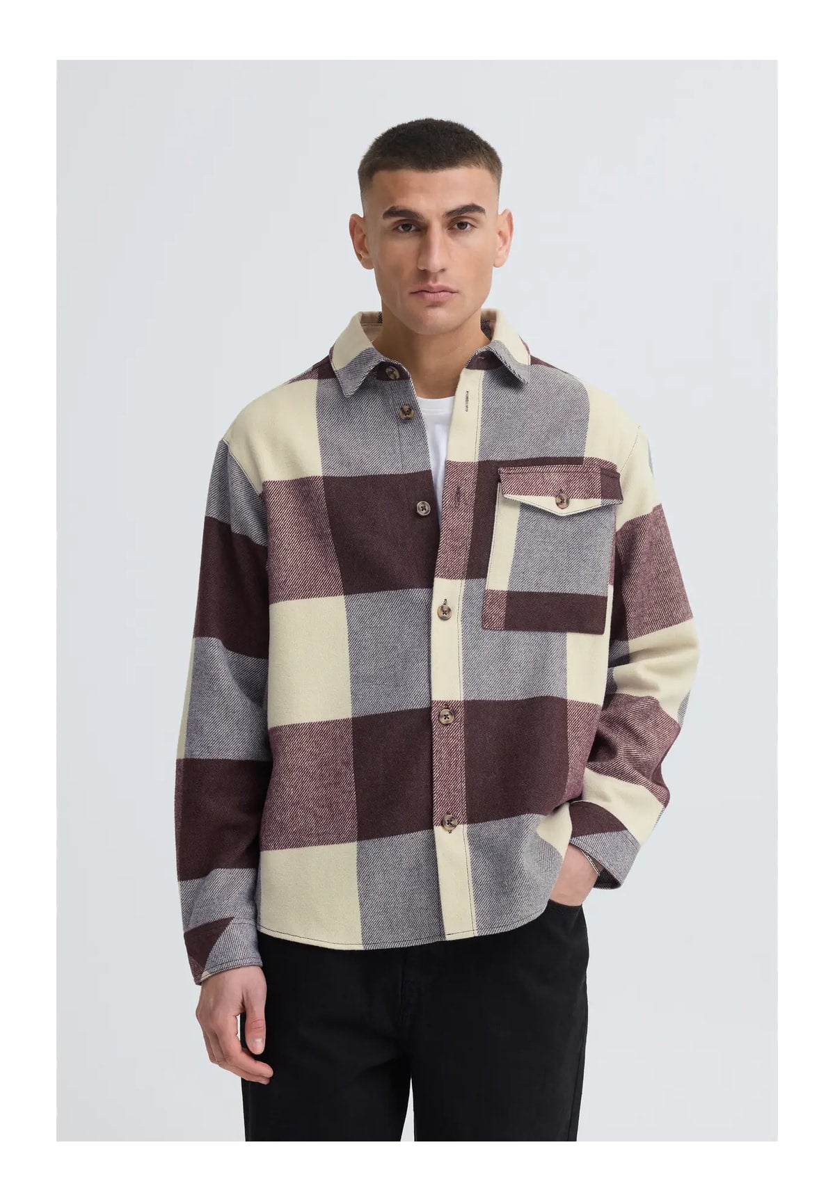 Camicia a Maniche Lunghe Sdmanheim 21108287 Fudge