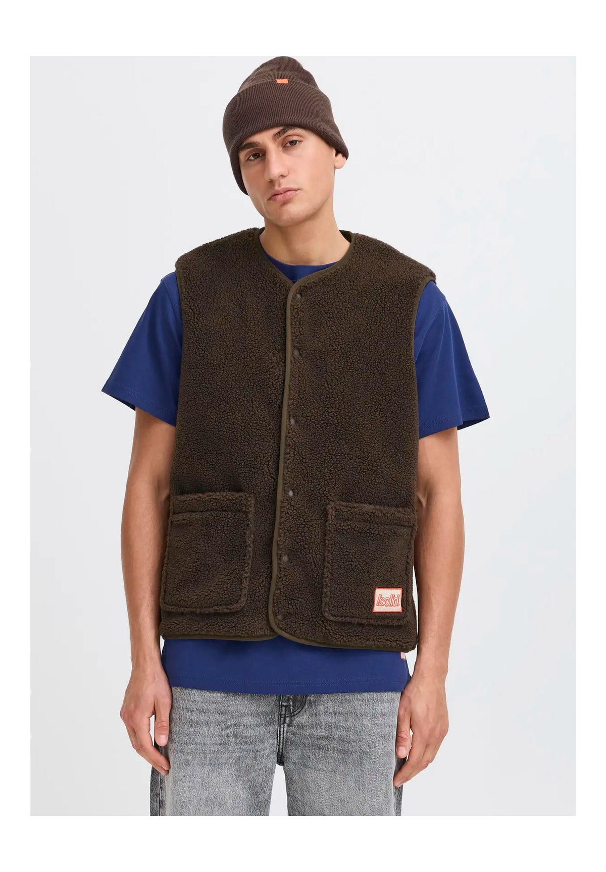 Smanicato Gilet Sdtans 21108831 Chocolate Brown