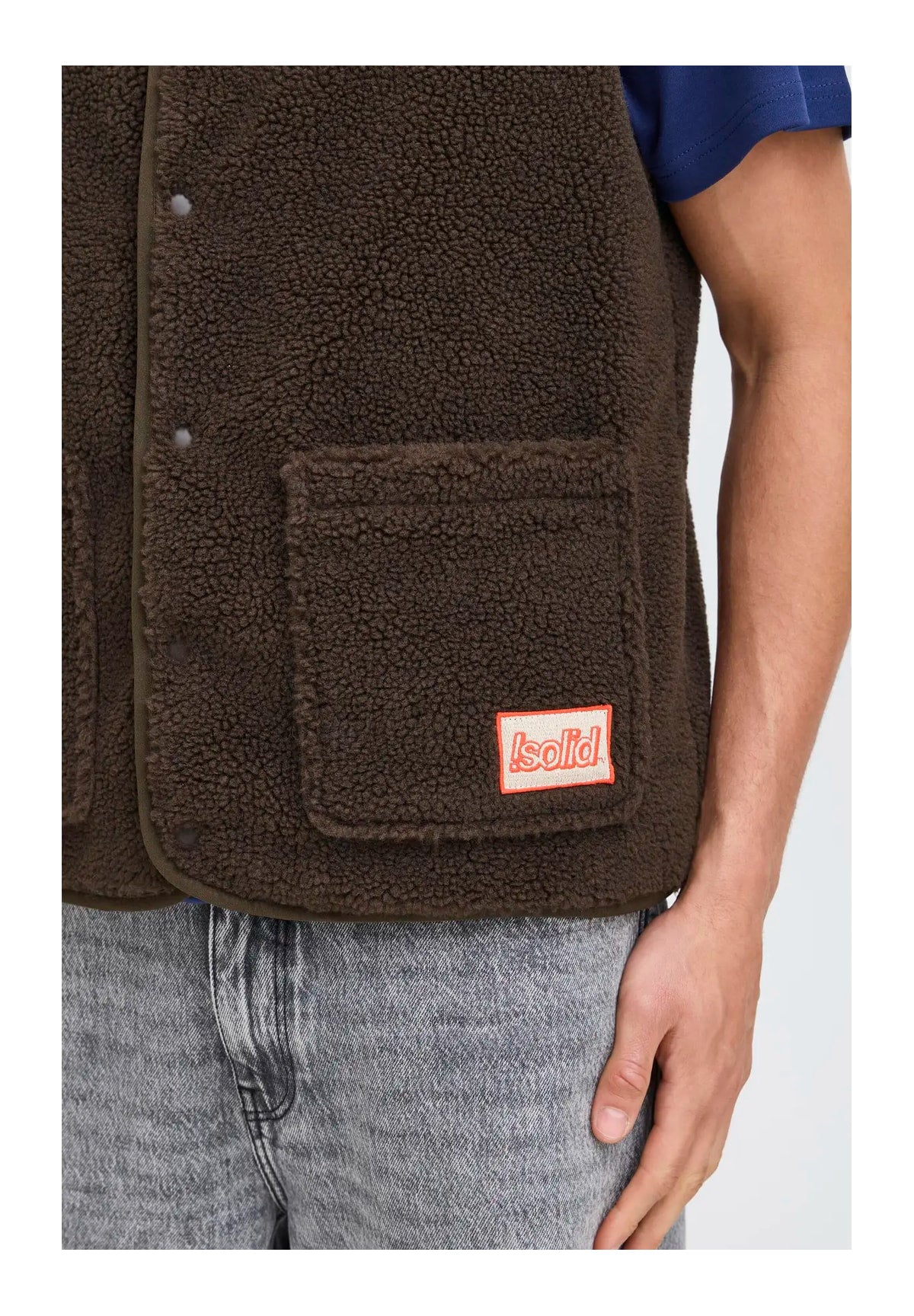 Smanicato Gilet Sdtans 21108831 Chocolate Brown