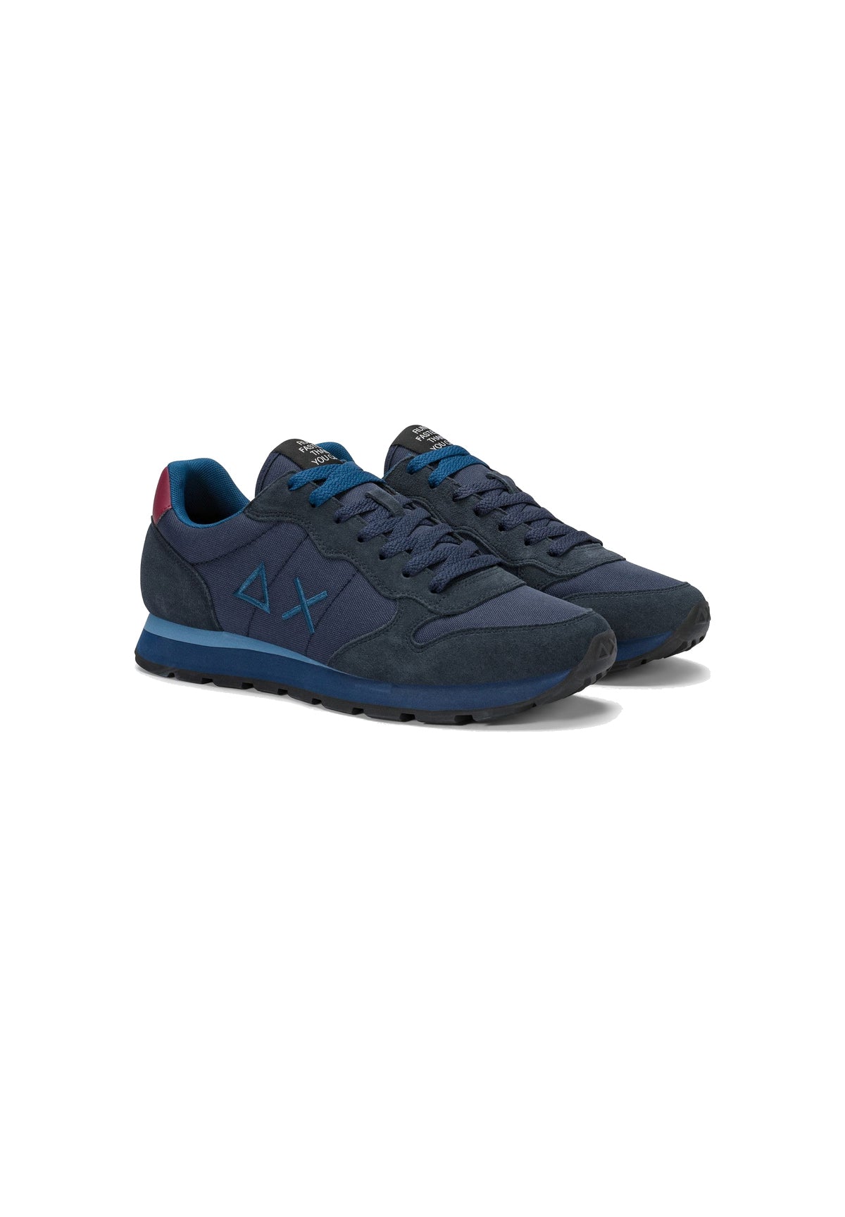 Sneakers Tom Solid Z46101 Navy Blue, Bordeaux