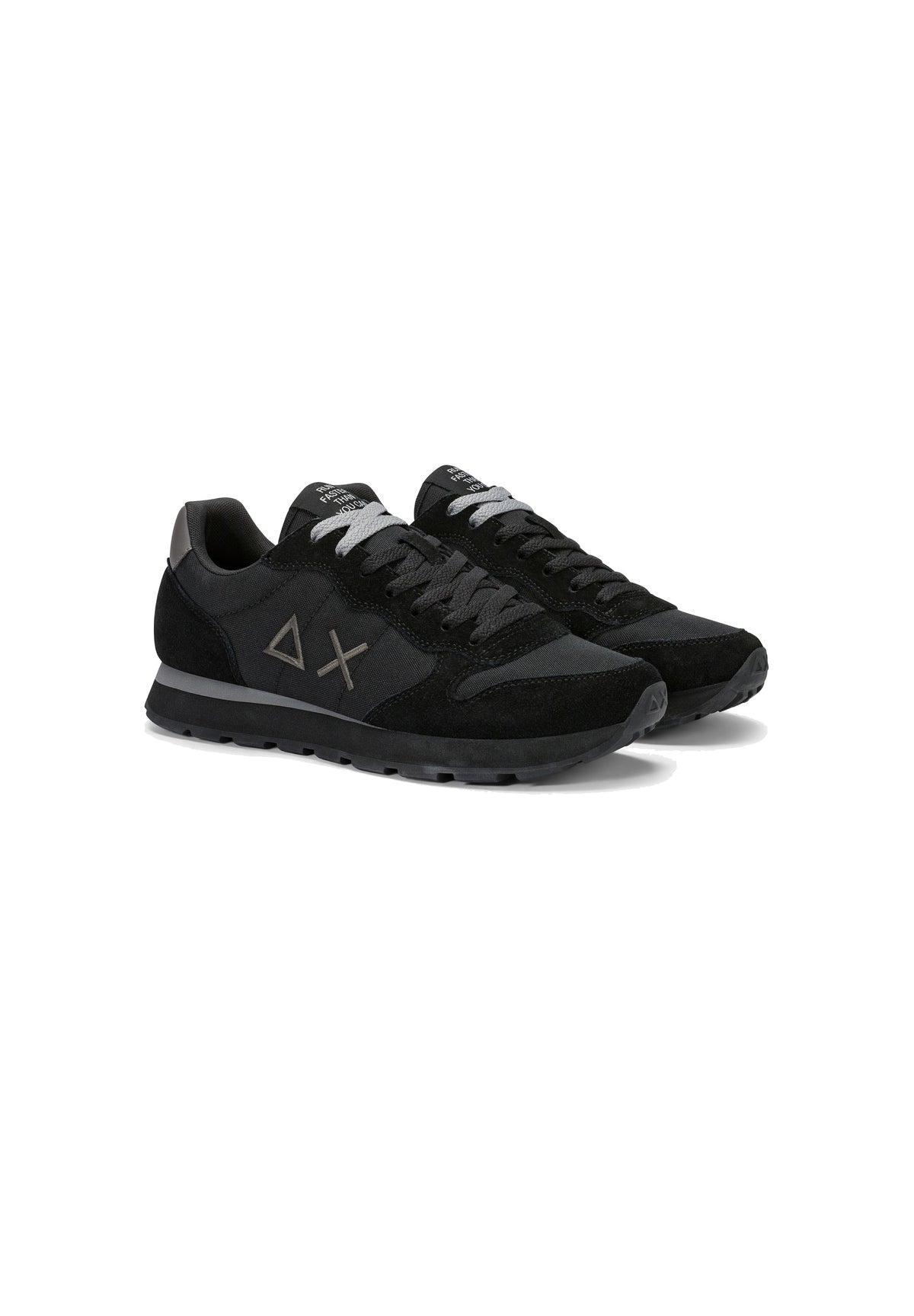Sneakers Tom Solid Z46101 Nero, Grigio Scuro
