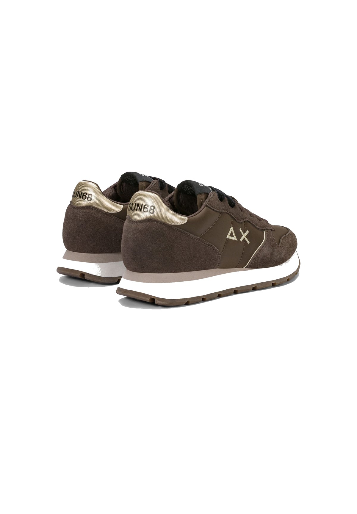 Sneakers Ally Silver Gold Z46202 Marrone