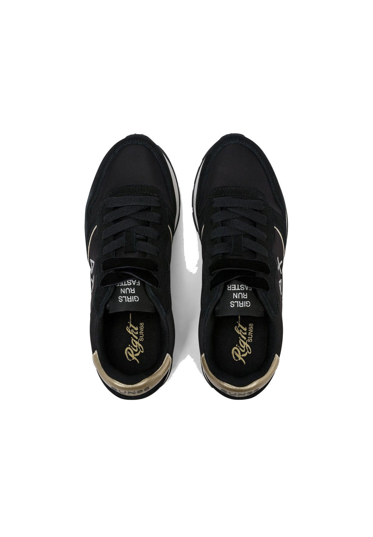 Sneakers Ally Silver Gold Z46202 Nero