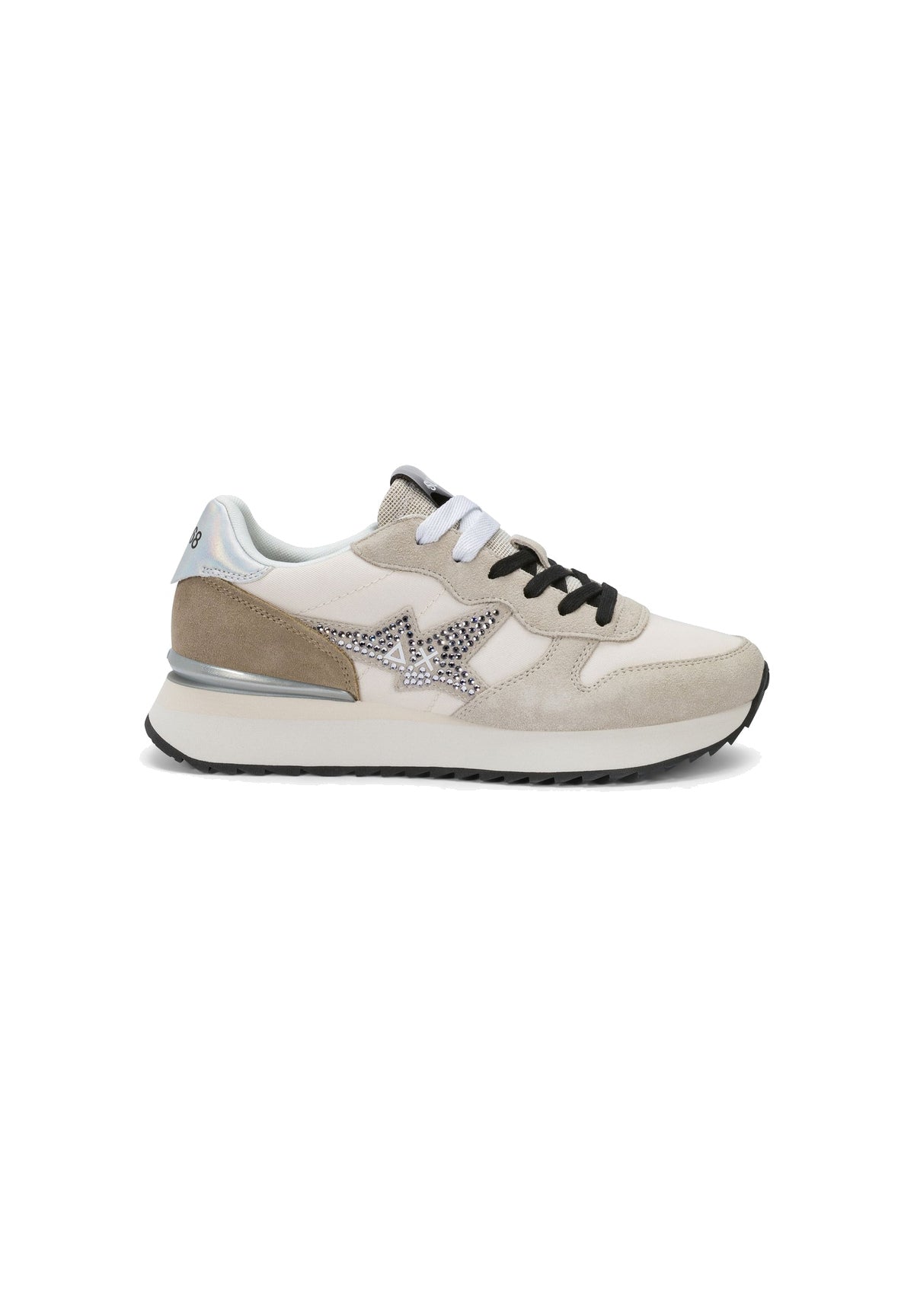 Sneakers Stargirl Strass Logo Z46223 Bianco Panna