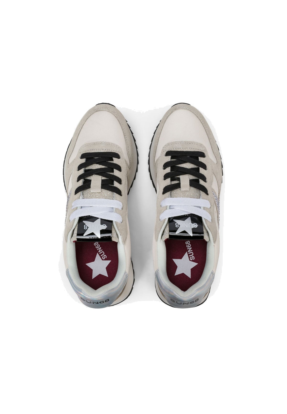 Sneakers Stargirl Strass Logo Z46223 Bianco Panna