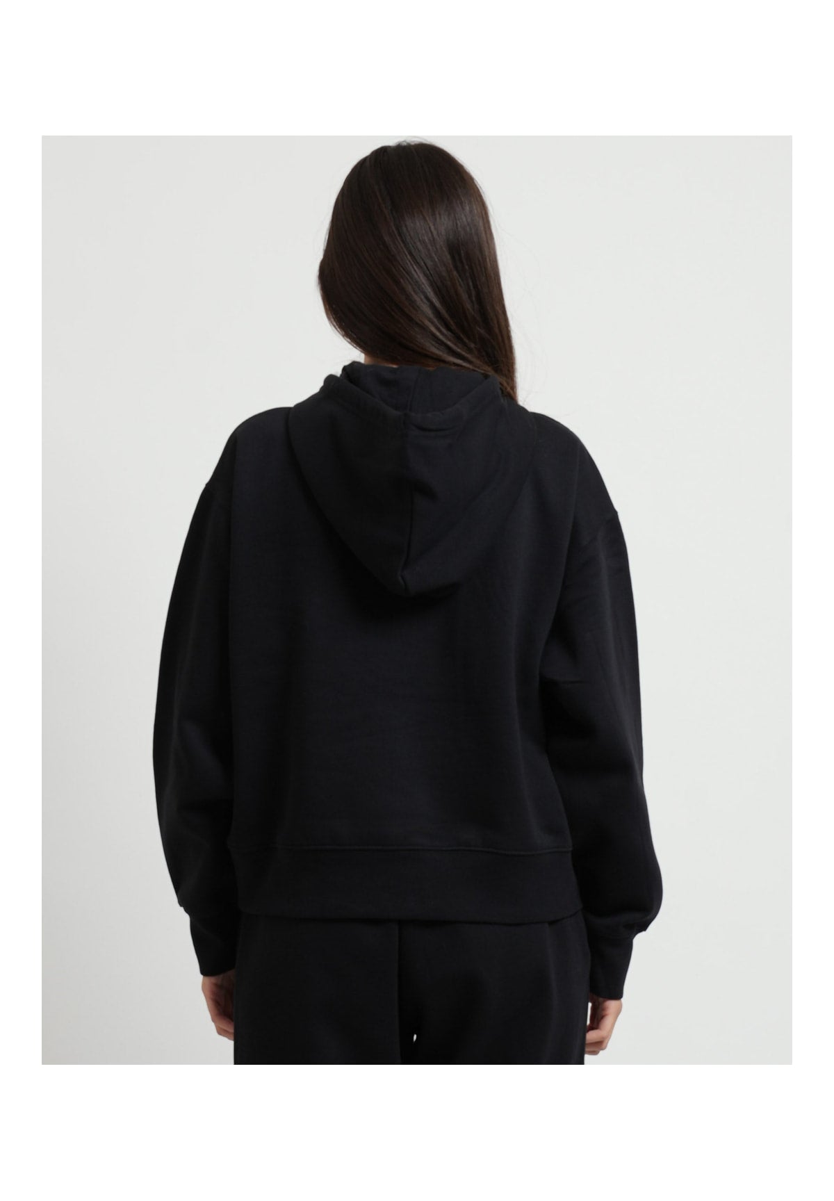 Felpa Pullover con Cappuccio W Tnf Essential Simple Dome Boxy NF0A8HBX Tnf Black