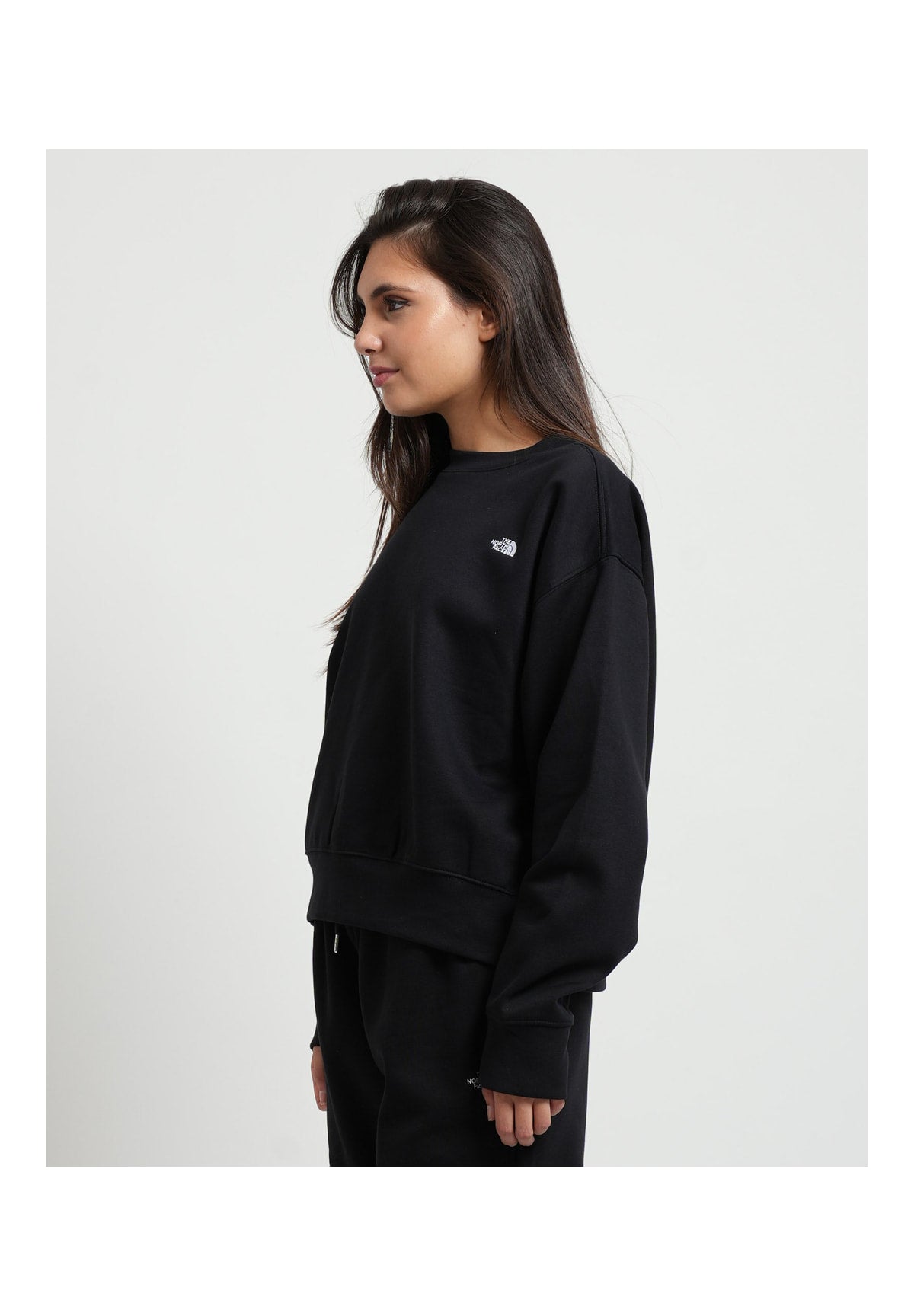 Felpa Girocollo W Tnf Essential Simple Dome Boxy NF0A8HBY Tnf Black