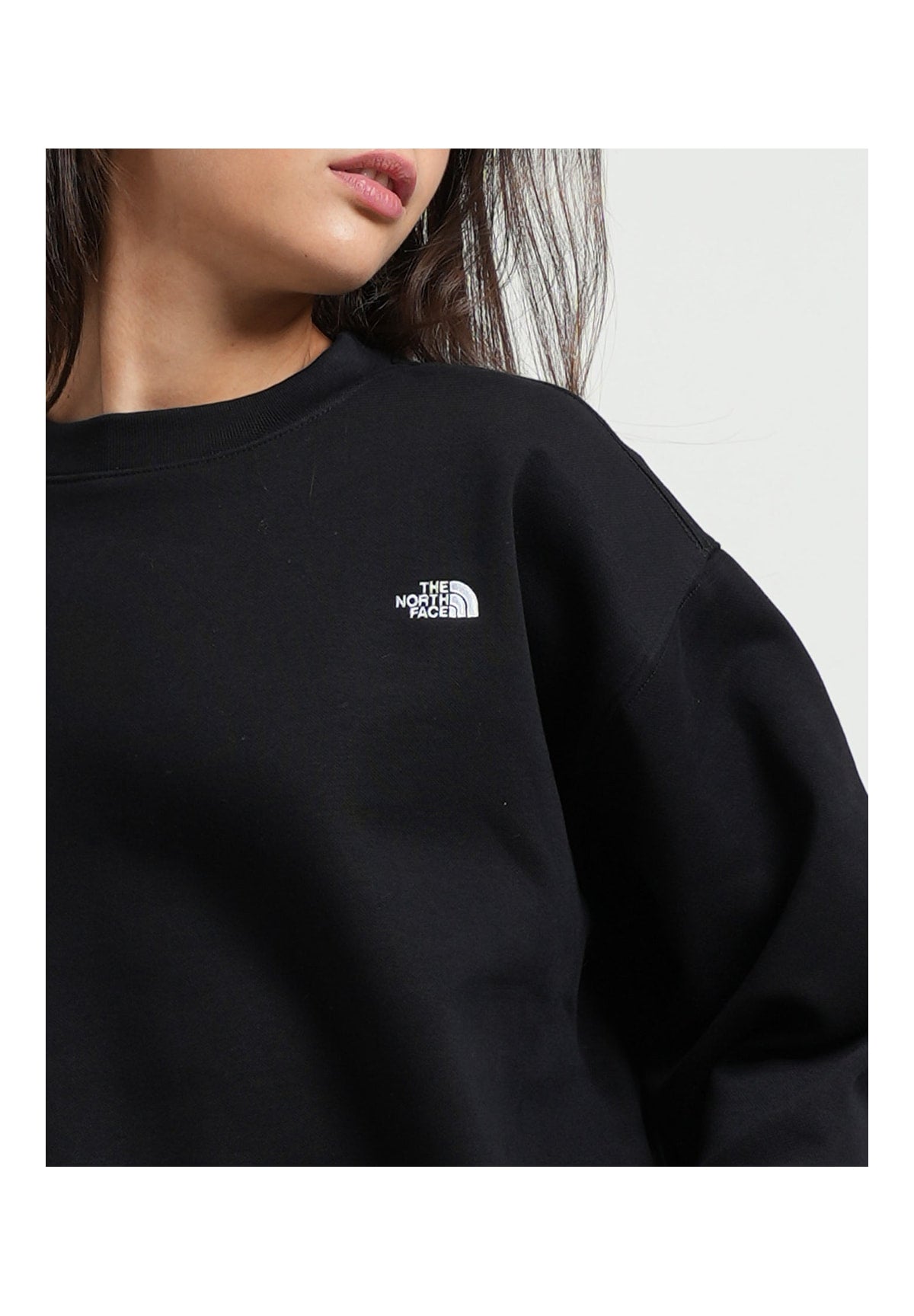 Felpa Girocollo W Tnf Essential Simple Dome Boxy NF0A8HBY Tnf Black