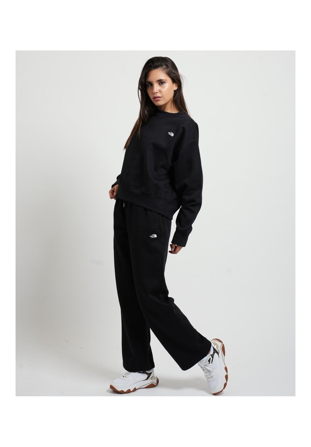 Felpa Girocollo W Tnf Essential Simple Dome Boxy NF0A8HBY Tnf Black