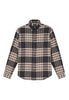 Timberland Camicia a Maniche Lunghe Flannel House Check TBC0YH82 Vntg Black Yd