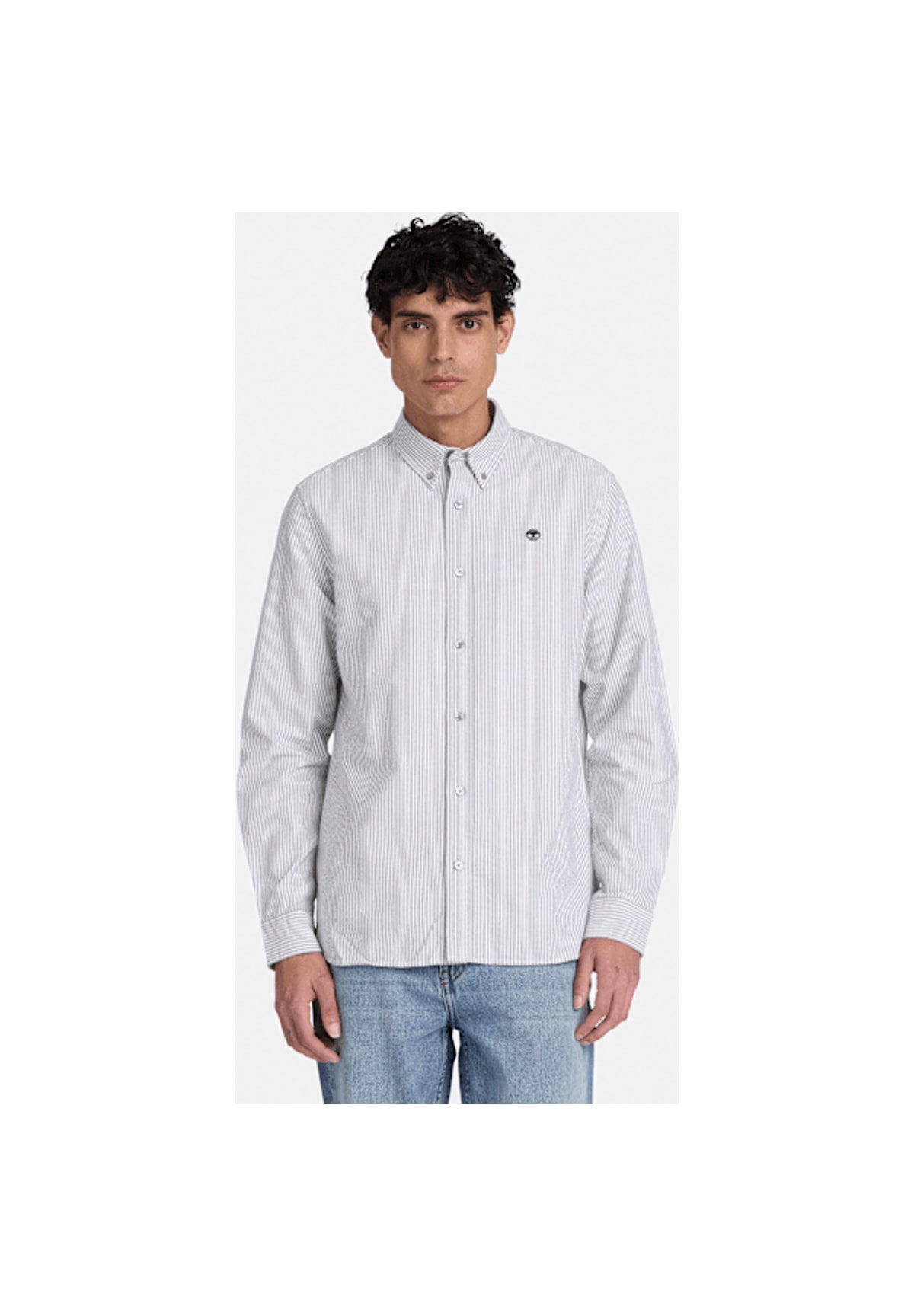 Camicia a Maniche Lunghe Lake Warner TBC0YH8B Vntg Black Yd