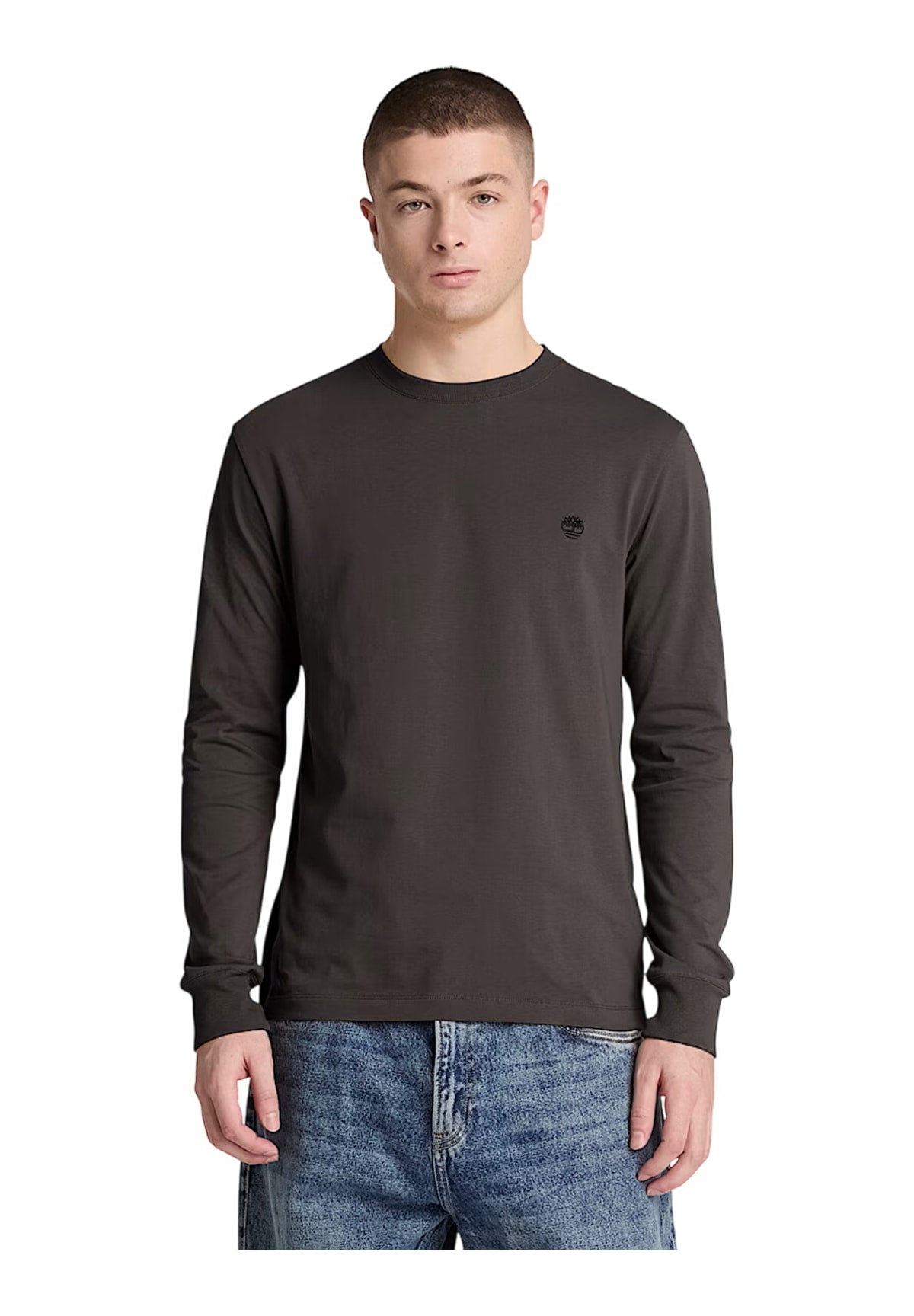 T-shirt a Maniche Lunghe Dunstan River TBC0YHBT Vintage Black