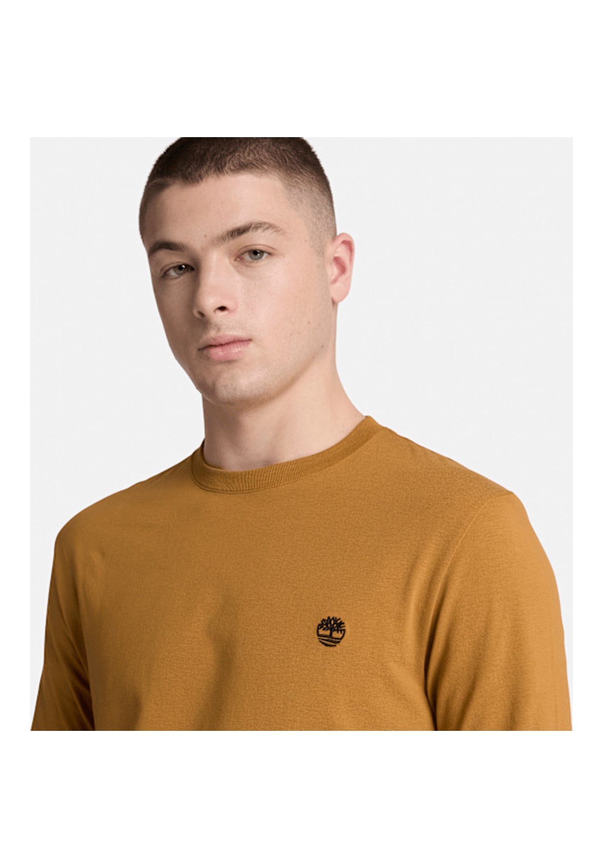 T-shirt a Maniche Lunghe Dunstan River TBC0YHBT Wheat Boot
