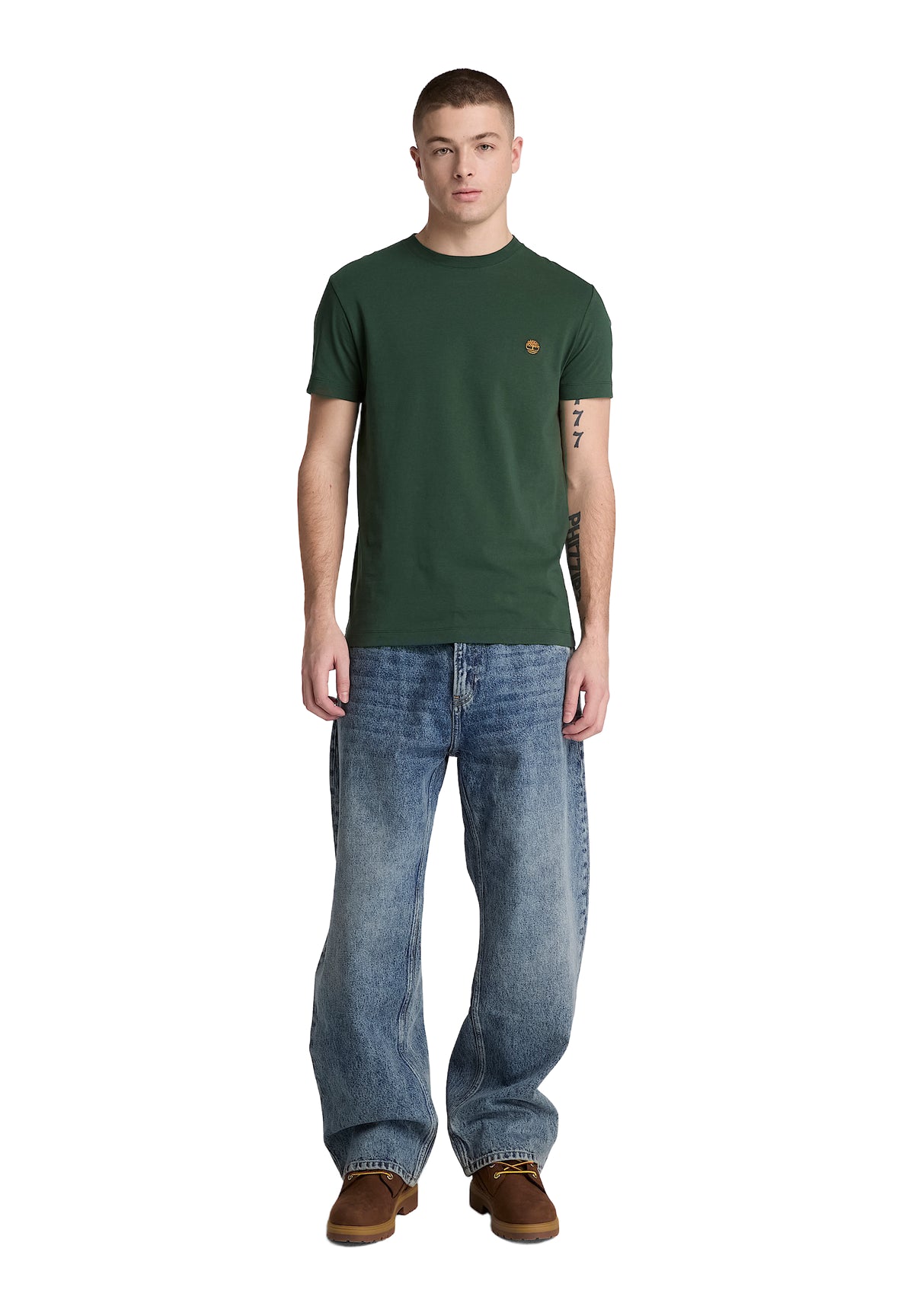 T-shirt a Maniche Corte Dunstan River TBC0YHBU Sycamore