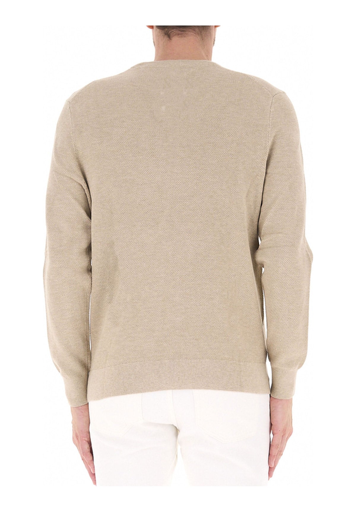 Maglione Girocollo Essential Structure MW0MW36347 Batique Khaki Heather