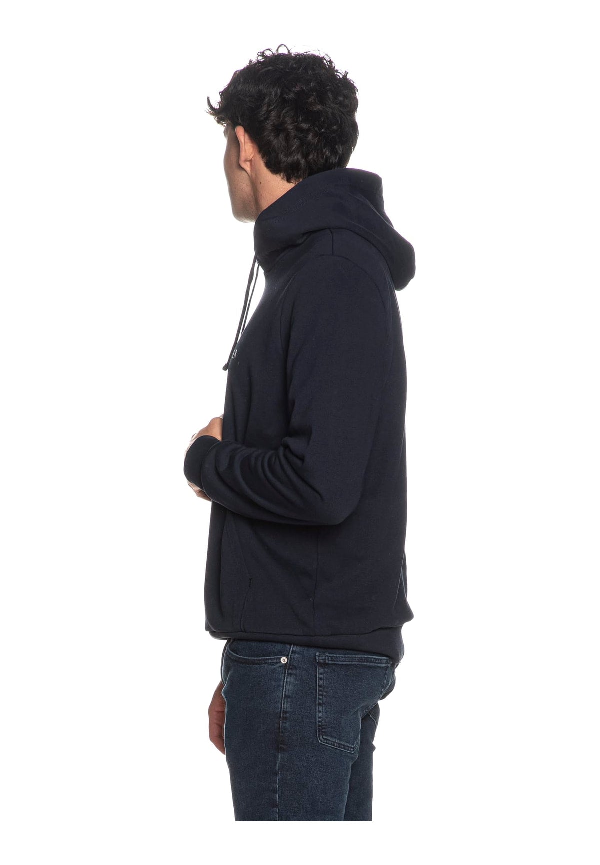 Felpa Pullover con Cappuccio Script Flag Hoodie MW0MW43220 Desert Sky