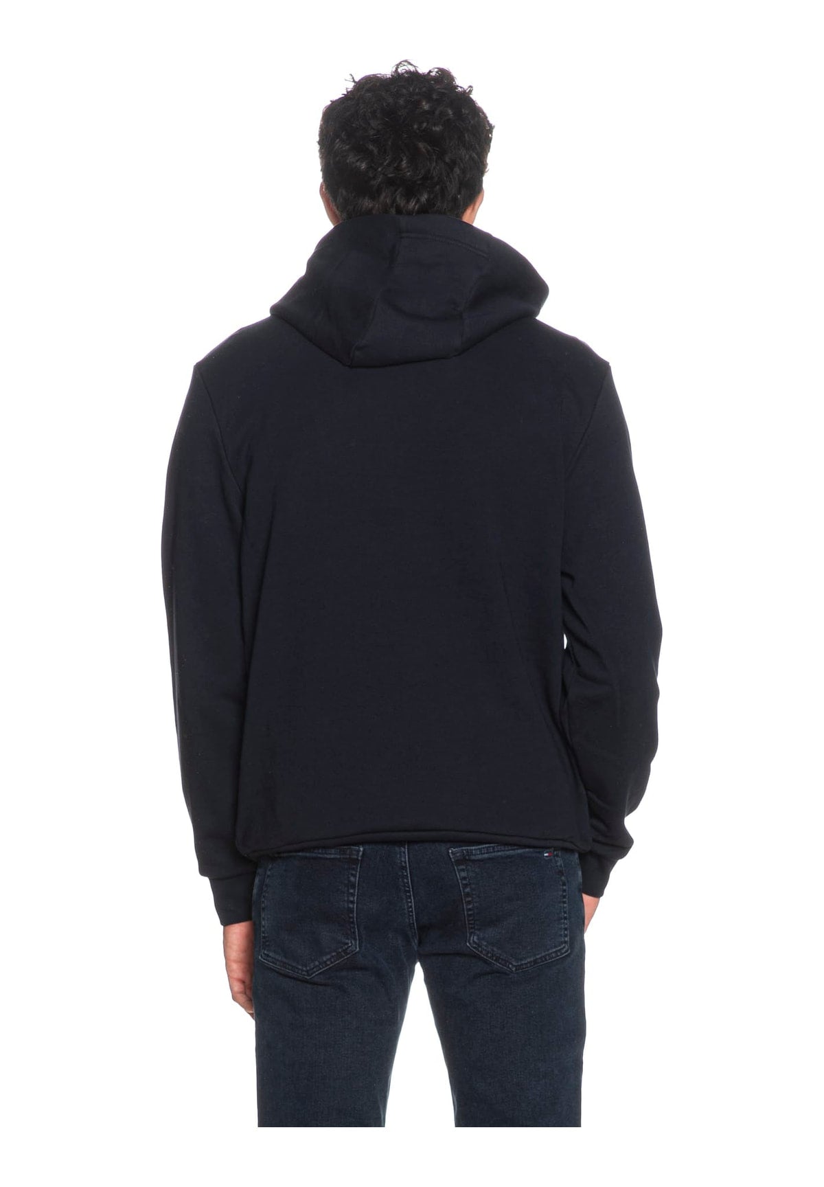 Felpa Pullover con Cappuccio Script Flag Hoodie MW0MW43220 Desert Sky