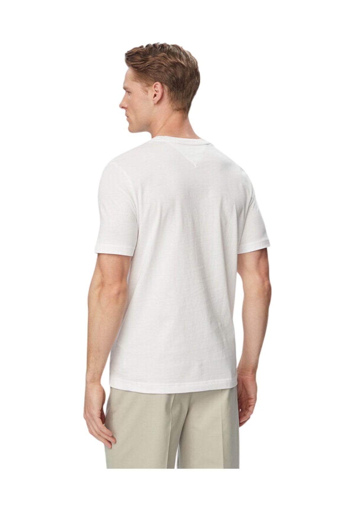 T-shirt a Maniche Corte Script Flag Regular MW0MW43226 White