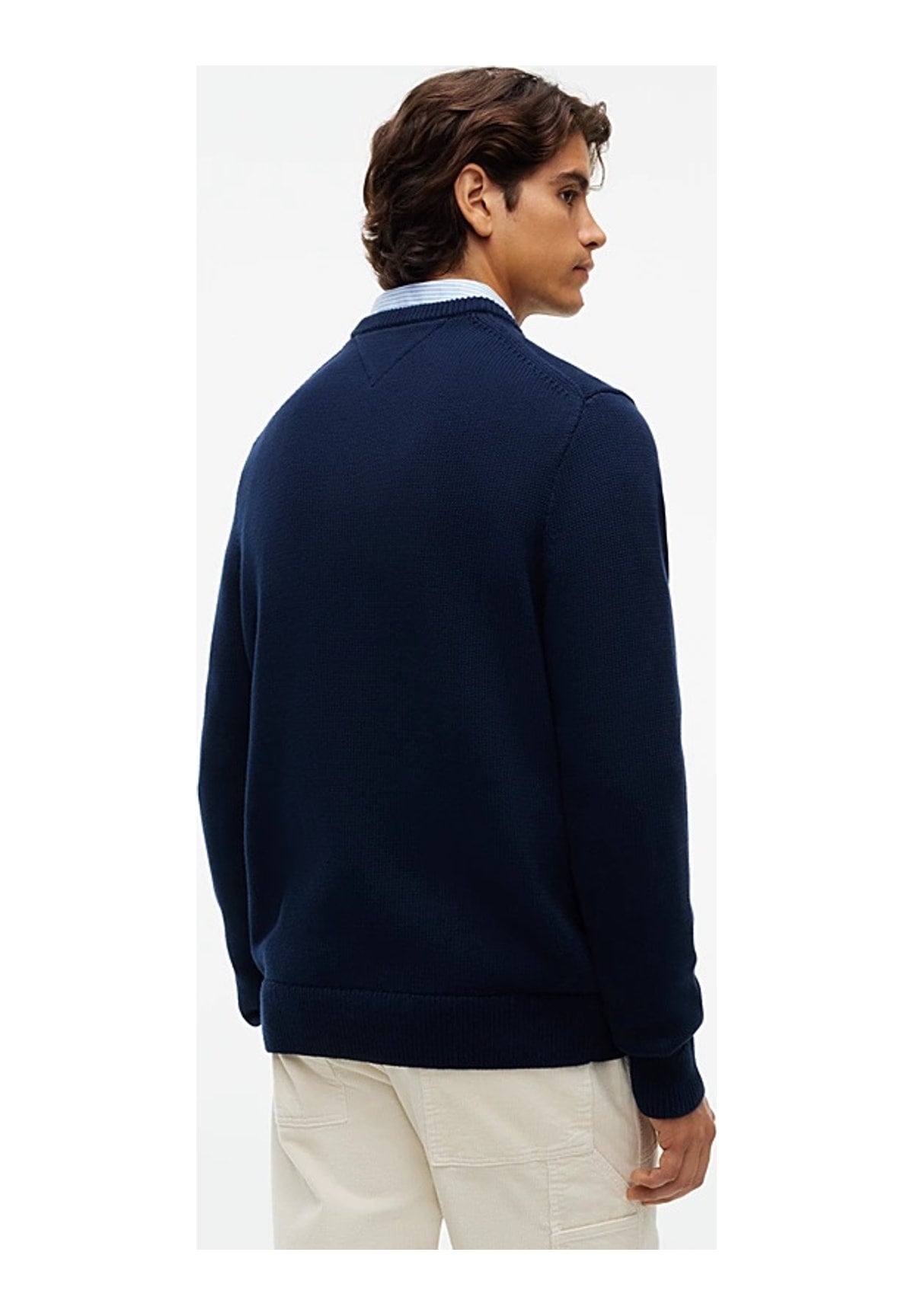 Maglione Girocollo Gifting Flag Crew Ne MW0MW44816 Carbon Navy