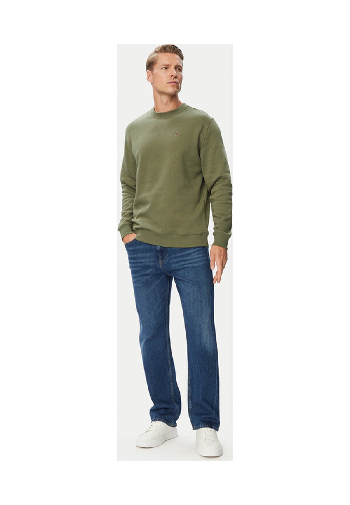 Felpa Girocollo Tjm Reg S Flag Crew DM0DM20741 Rocky Mountain