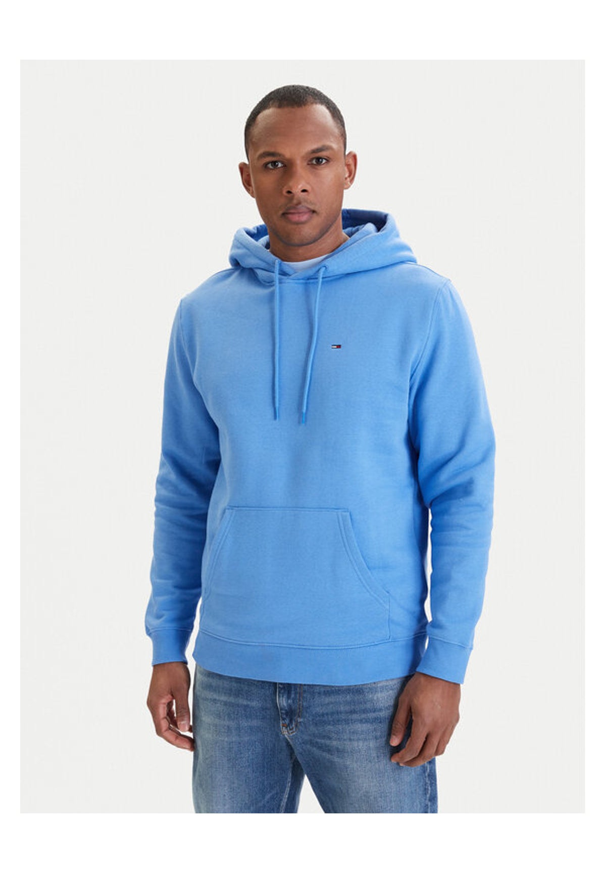 Felpa Pullover con Cappuccio Tjm Reg S Flag Hoodi DM0DM20742 Calypso Berry