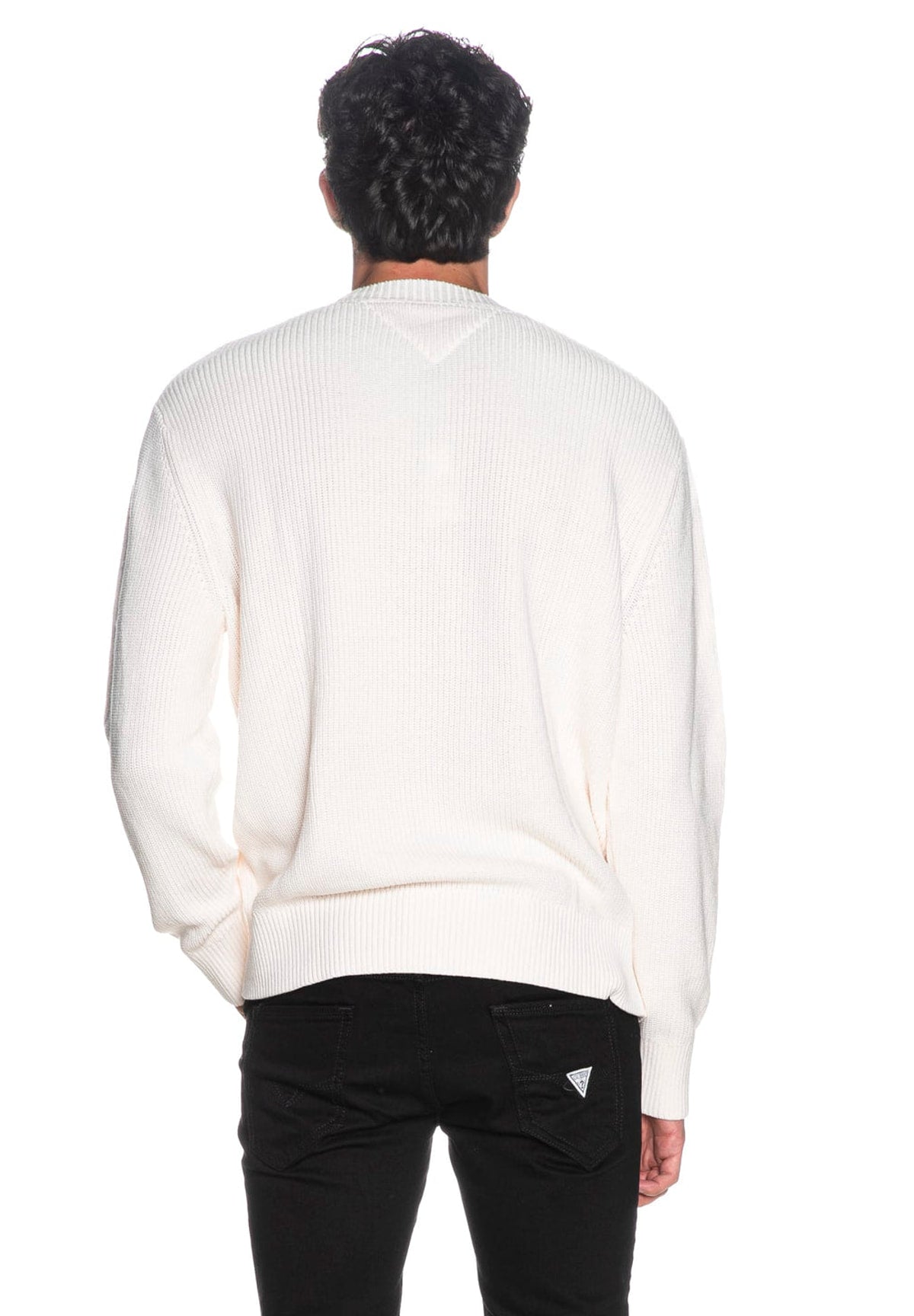 Maglione Girocollo Tjm Reg Badge Sweate DM0DM20923 Ancient White
