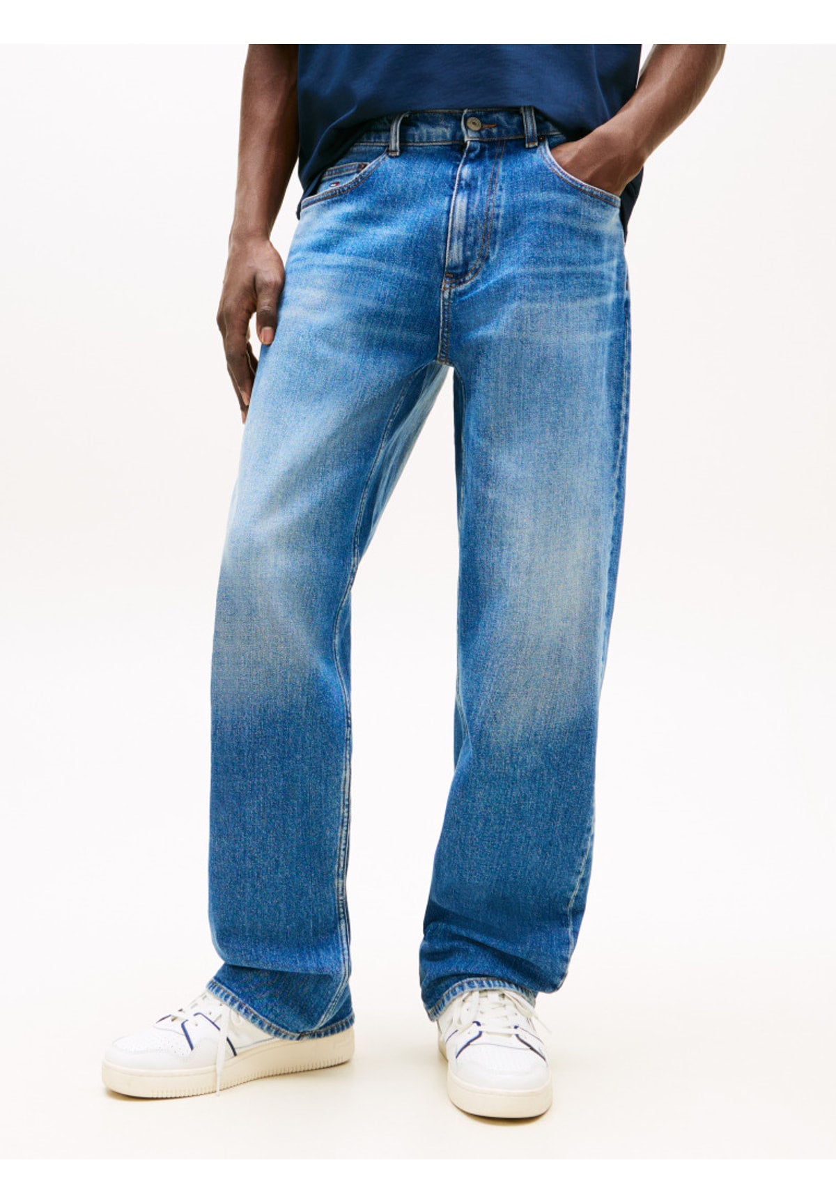 Jeans Jaimie Rlxd Str Bi01 DM0DM21015 Denim Medium