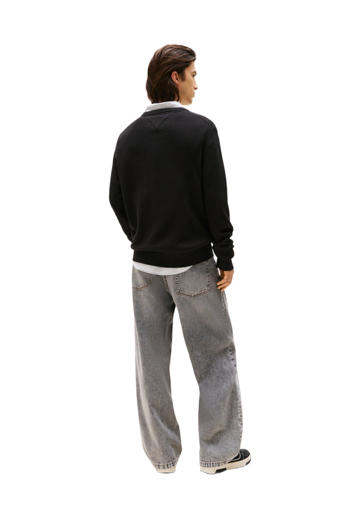 Maglione Girocollo Tjm Slim Ess Sweater DM0DM21787 Black