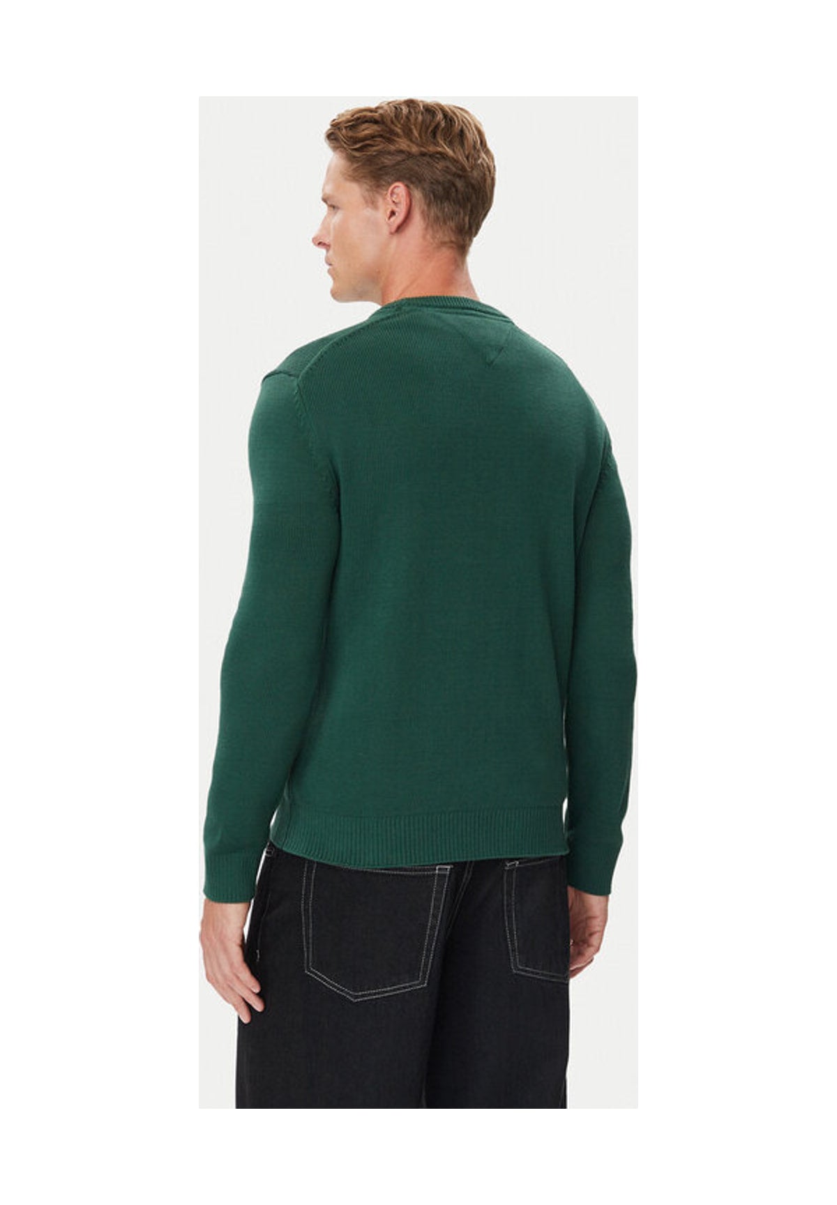 Maglione Girocollo Tjm Slim Ess Sweater DM0DM21787 Velvet Green