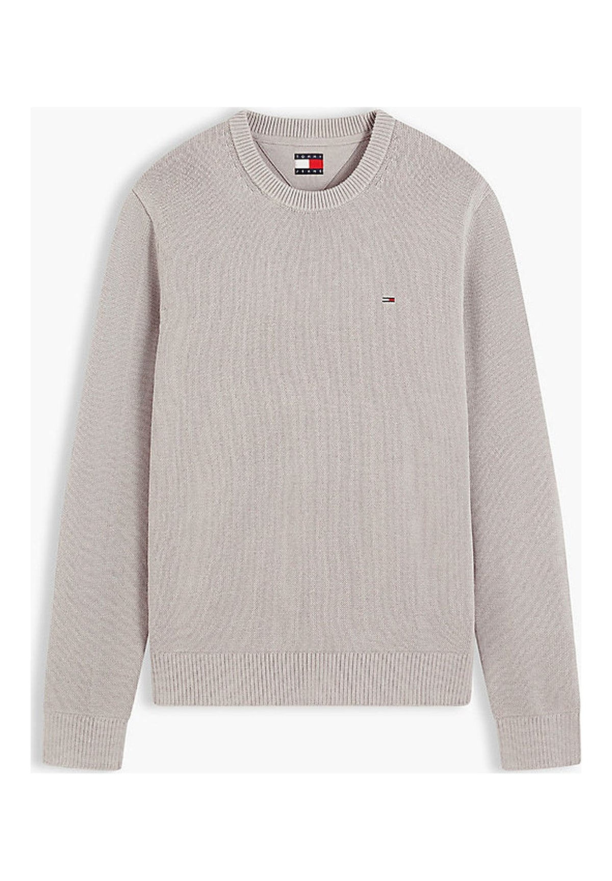 Maglione Girocollo Tjm Slim Ess Sweater DM0DM21787 Limestone Dust
