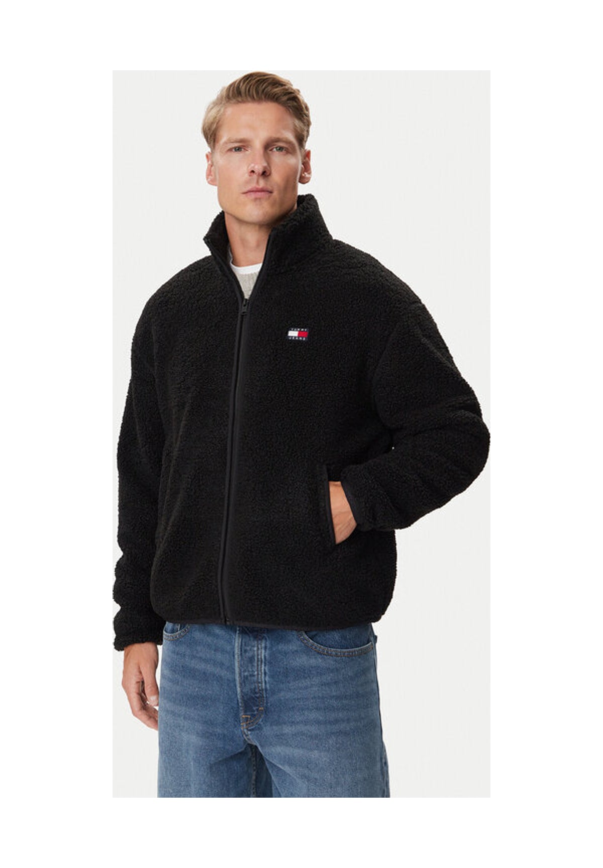 Felpa Full-Zip Tjm Rlx Badge Zip-Th DM0DM22345 Black