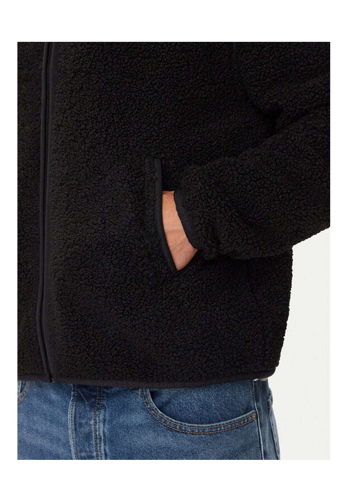 Felpa Full-Zip Tjm Rlx Badge Zip-Th DM0DM22345 Black