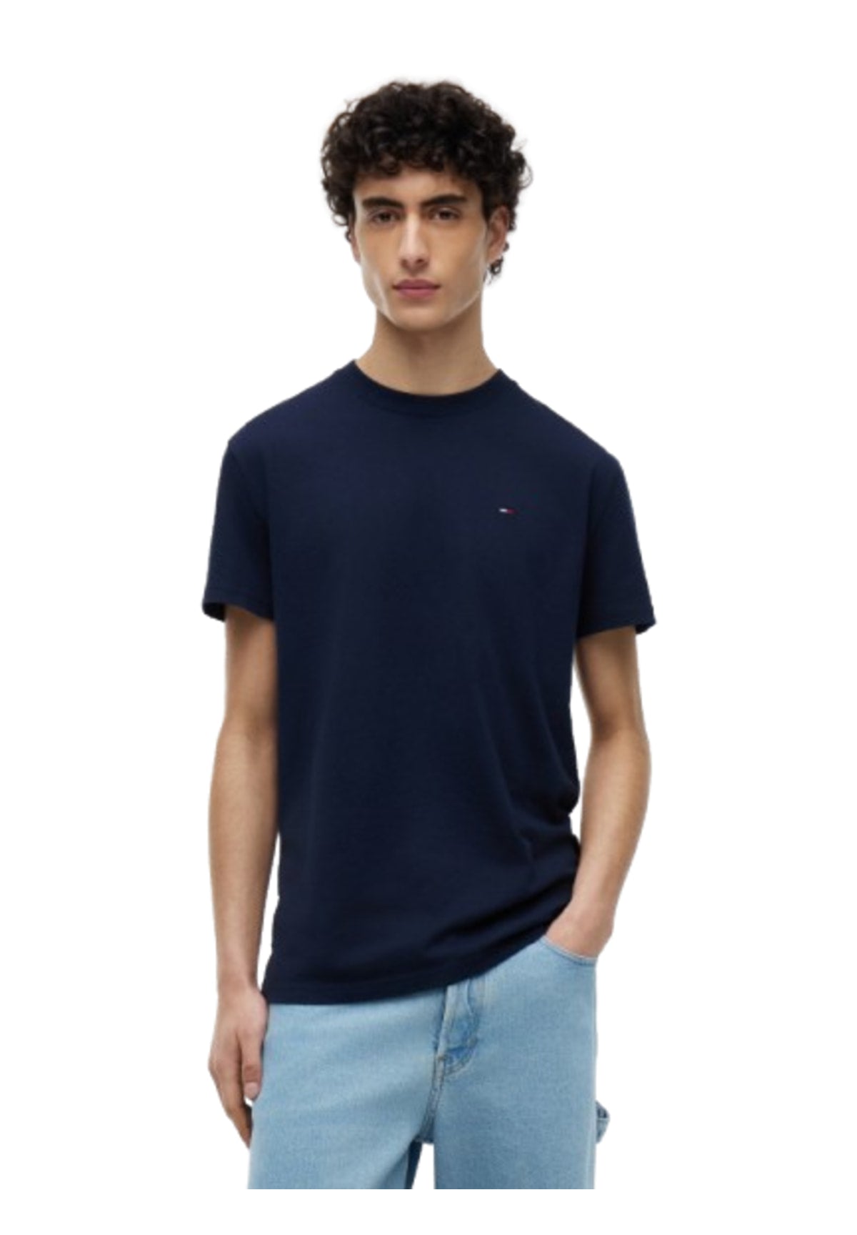 T-shirt a Maniche Corte Tjm Reg Sflag Ss Tee DM0DM22504 Dark Blue
